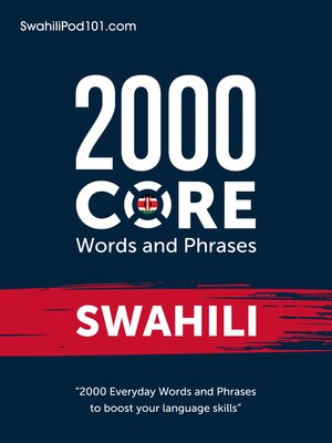 cover image of 2000 Core Words and Phrases: Swahili